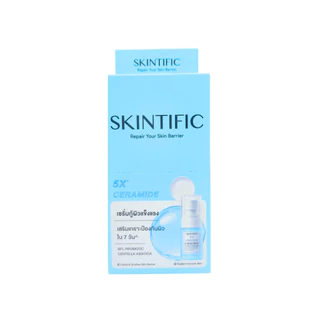 SKINTIFIC ครีมซอง สกินทีฟิค กันแดด moisture niacinamide darkspot 377 ceramide กล่อง 6 ซอง