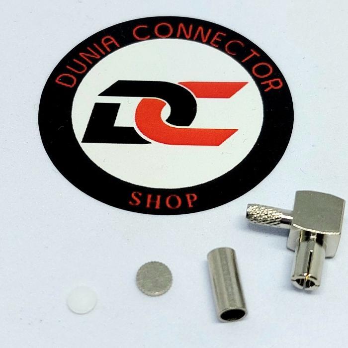 CONNECTOR L TS9 MALE TO RG 316 RG174 CRIMPING !