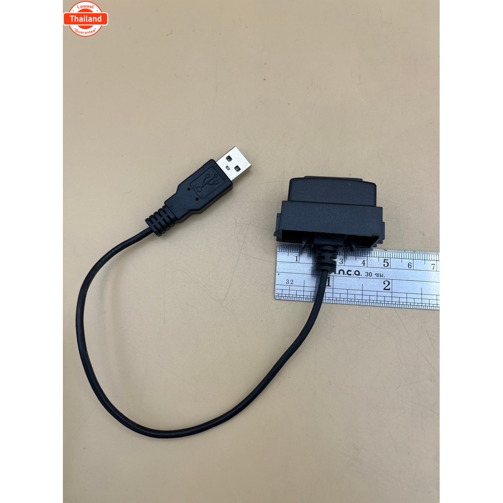 USB ผู้ออกเมีย สำหรัใส่เ้าสวิตตรงรุ่นรถ Nissan สำหรั March Almera Tiida Teana Navara