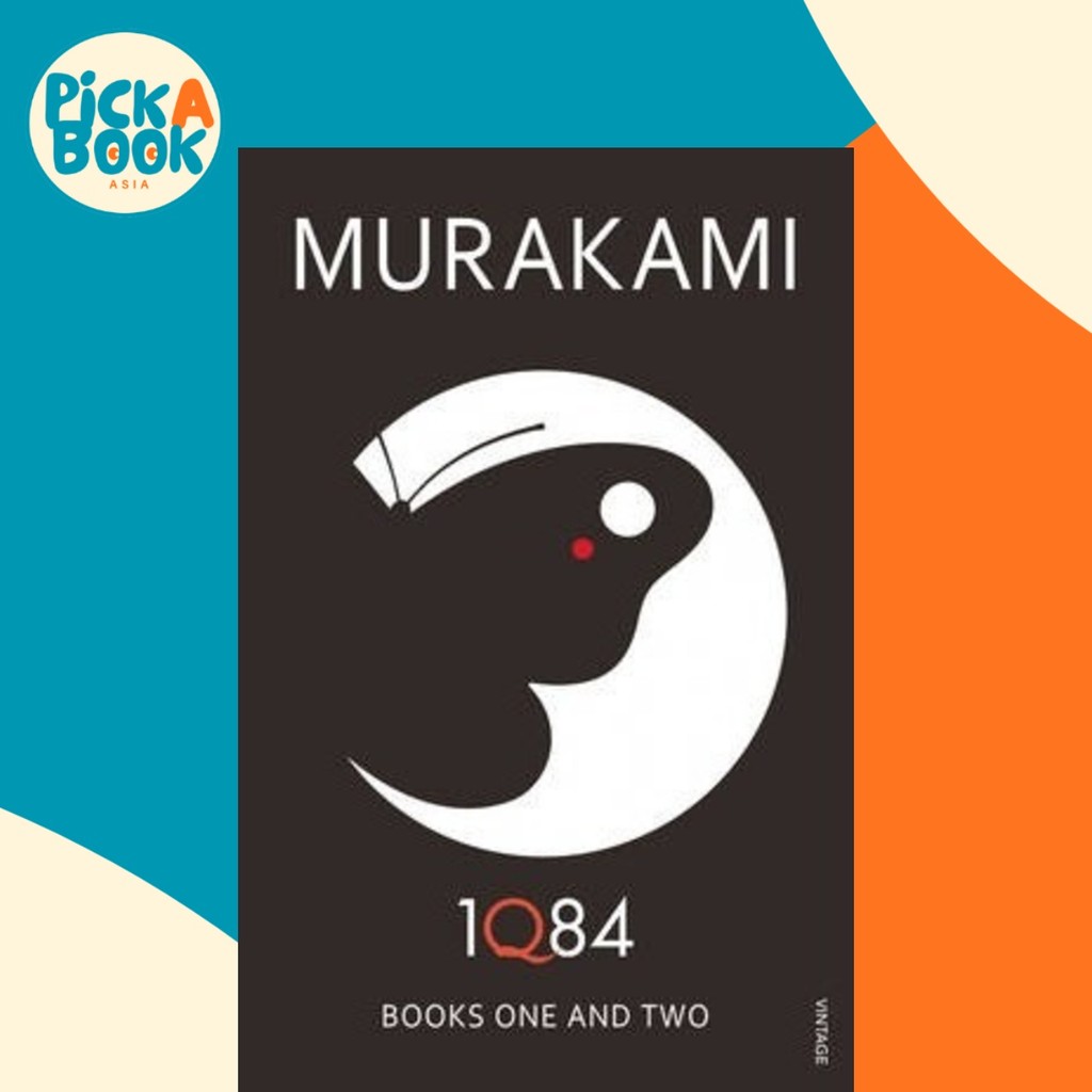 1Q84: หนังสือ 1 และ 2 โดย Haruki Murakami (ฉบับสหราชอาณาจักร ปกอ่อน)