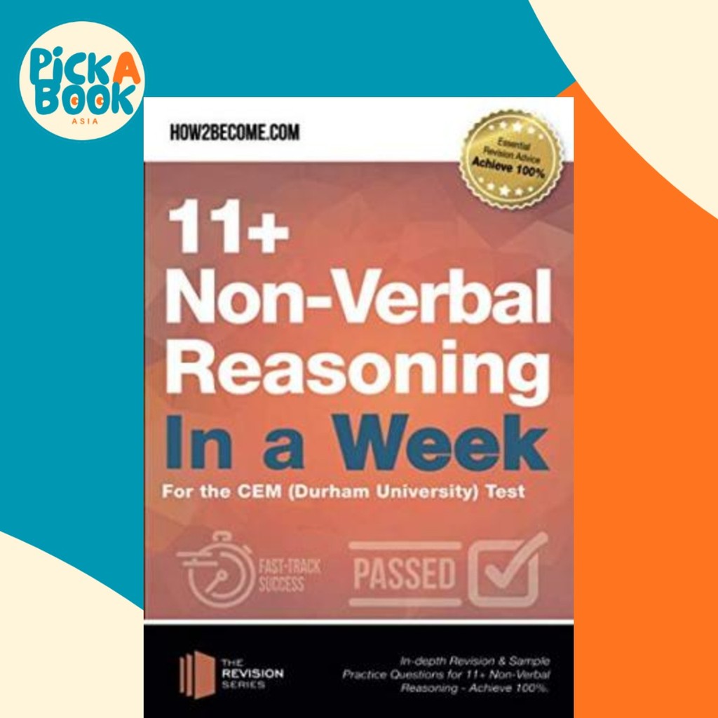 11+ Non-Verbal Reasoning in a Week : For the CEM (มหาวิทยาลัย Durham) Test โดย How2Become (ฉบับสหราช