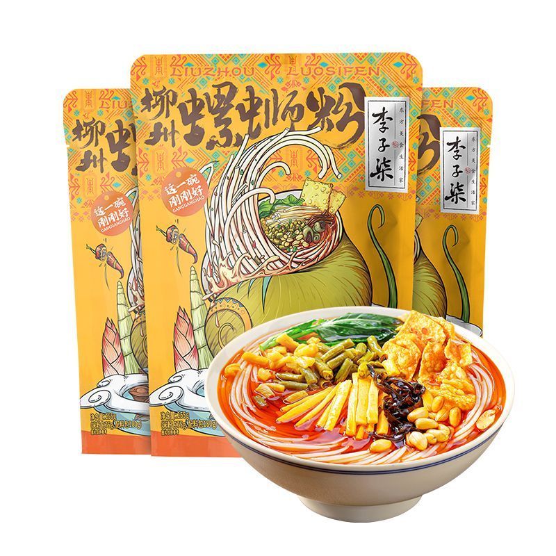 李子柒螺蛳粉广西特产柳州风味方便速食米线米粉螺蛳粉gPlum Qi Snail Powder Guangxi Special Product Liuzhou Flavor Prescription20