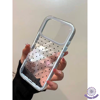 เคสไอโฟน11 แฟชั่นง่ายคลื่นใส 2 in 1 อ่อนสำหรับ IPhone 11 13 15 14 12 17 16 Pro Max 17 16 15 14 Plus 16 15 13 12 14 Pro X