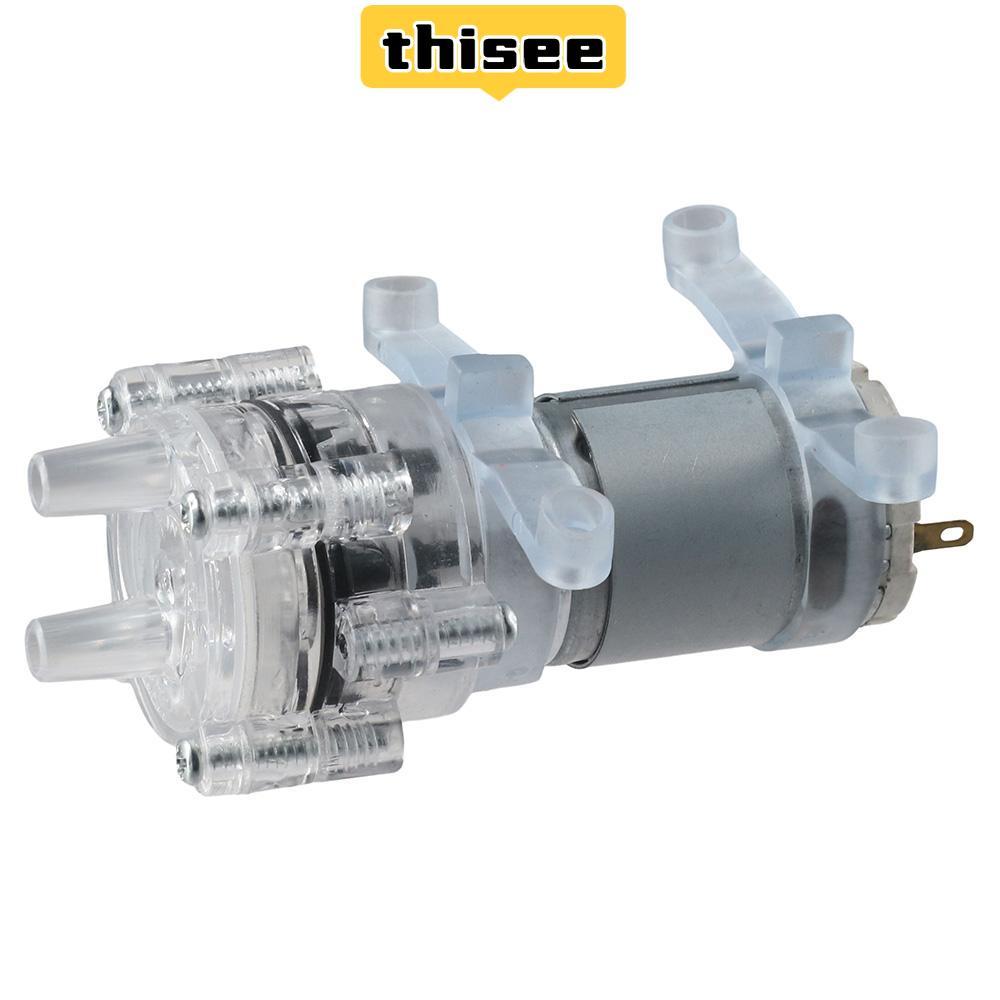 GOGEOUS Self Priming, R385 EK1970 ปั๊มไดอะแฟรม, ทนทาน DC 6V ถึง 12V เครื่องใช้ในบ้านสูบน้ําโครงการตู