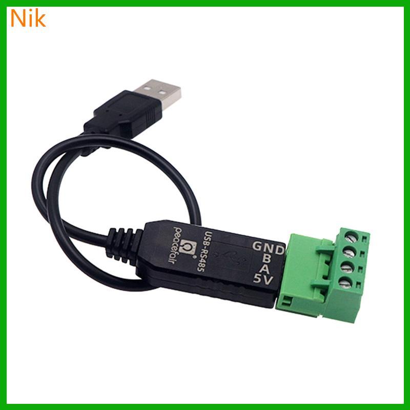 บ.ลค.ต.ศ. 31cm 12in USB to RS485 RS-485 Serial Port Device Converter Adapter Extension Cable he