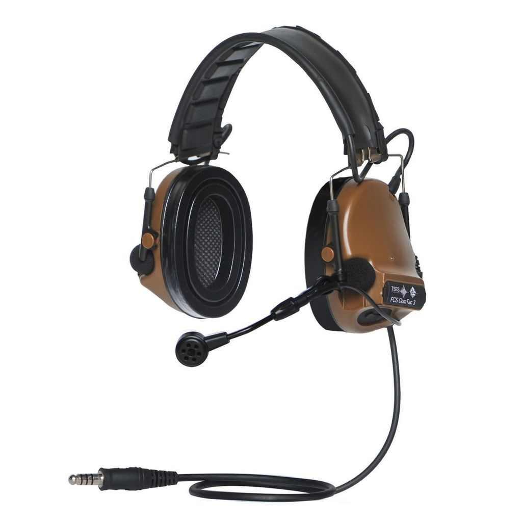 พร้อมสต็อก! ชุดหูฟัง FCS ComTac 3 ACH C3 Pickup สำหรับการสื่อสารตัดเสียงรบกวน ใช้งานในยุทธวิธีและงาน