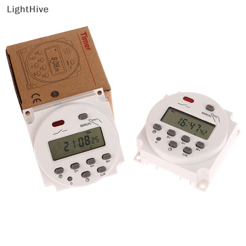 [LightHive] 1 PC 12V 24V 110V 220V CN101A Digital LCD Power Timer โปรแกรมรีเลย์เวลา CN101 Timer Powe