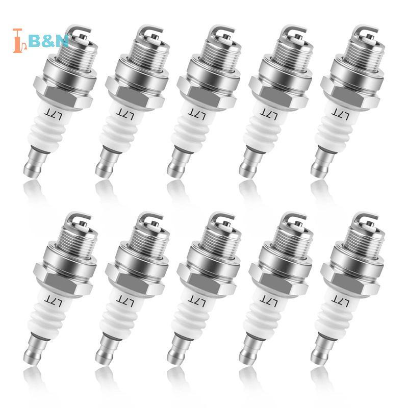XeR 10 ชิ้น L7T Spark Plug สําหรับ Briggs Stratton เครื่องยนต์มอเตอร์ Trimmer เครื่องตัดหญ้า Chainsa