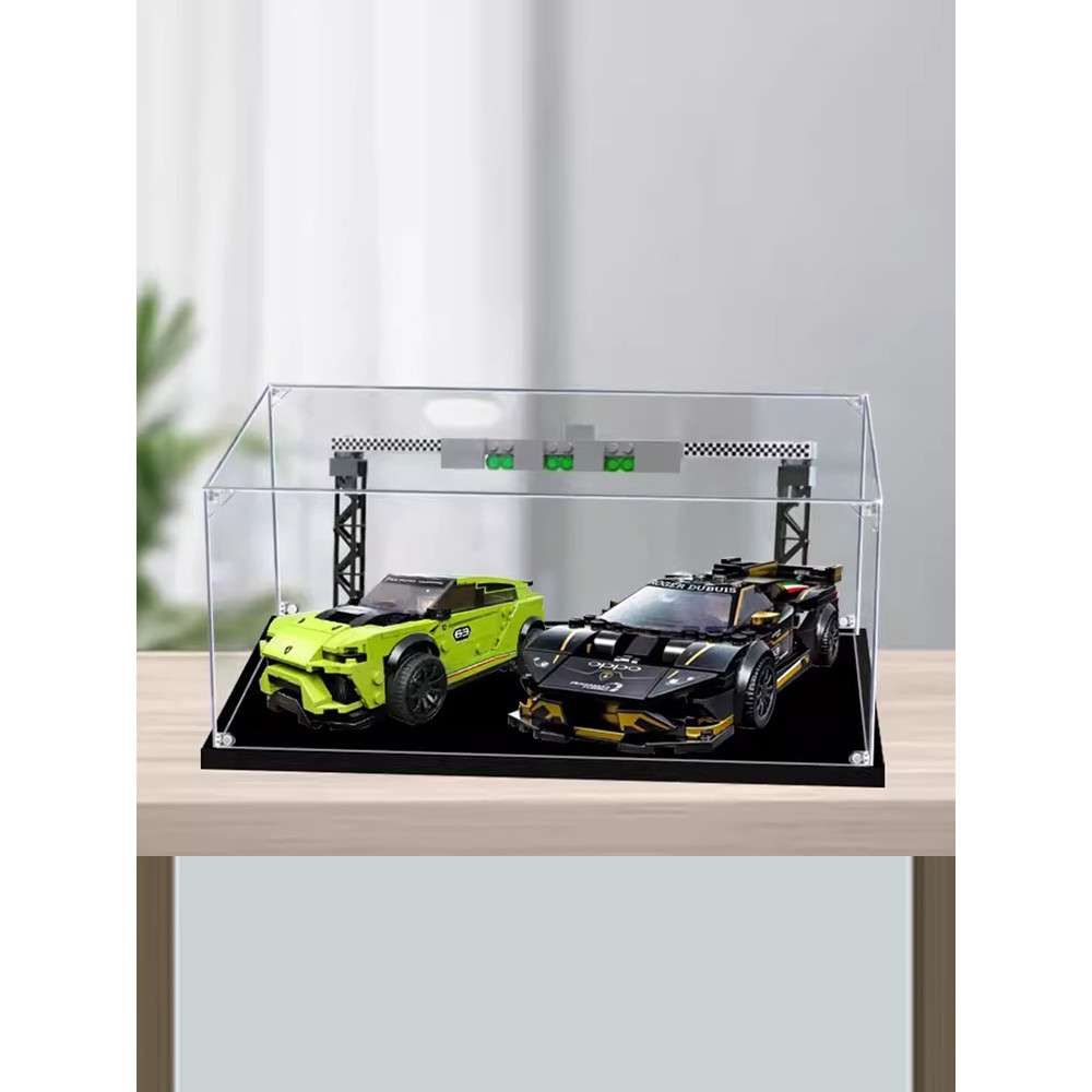 [กล่องป้องกันฝุ่นอะคริลิค] ลัมโบร์กีนี กล่องแสดงอะคริลิคเหมาะสําหรับเลโก้ 76899 โปร่งใสป้องกันฝุ่นฝา