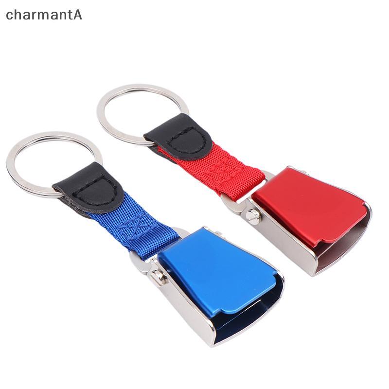 CharmantA 1PC ความปลอดภัย Seatbelt เครื่องบินหัวเข็มขัดพวงกุญแจสําหรับ Flight Keyes เครื่องบิน Airli