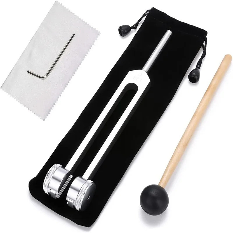 128 Hz Tuning Fork Set Weighted Bio-Acoustic Tuning Fork for Healing Chakra,Sound Therapy,Reliever S