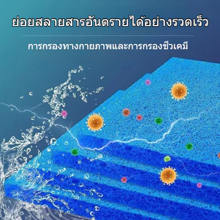 COD แผ่นกรองน้ำ 8D ฟิลเตอร์แมท กรองละเอียดสุด ฝุ่น เศษอาหาร อุจจาระปลา ล้างได้หลายครั้ง สำหรับตู้ปลา บ่อปลา ฟาร์ม
