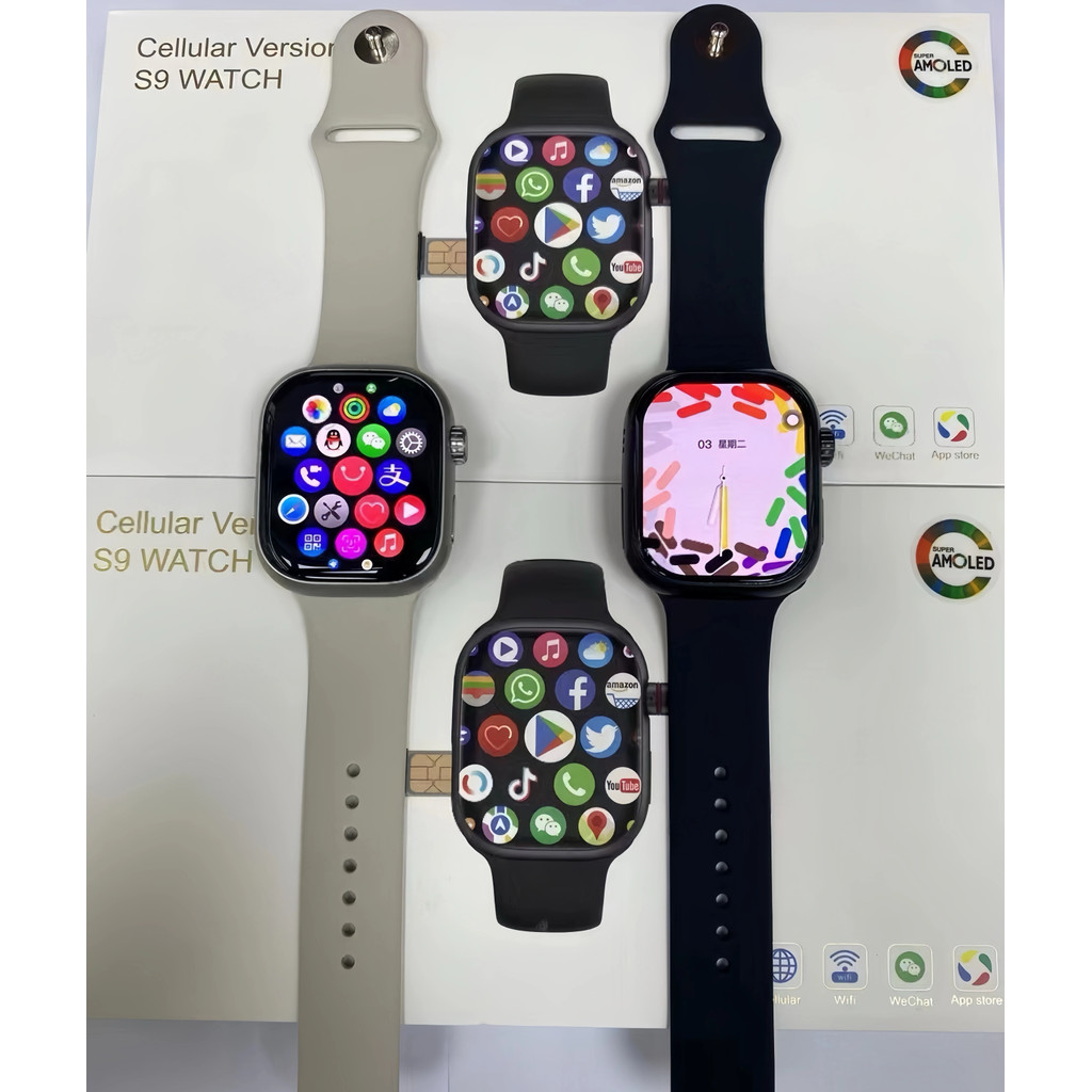 CD99 watch X 5G smartwatch 2.29 นิ้ว AMOLED 5G LTE สมาร์ทวอทช์พร้อม 180 ° กล้องดิจิตอล GPS WiFi ซิมก