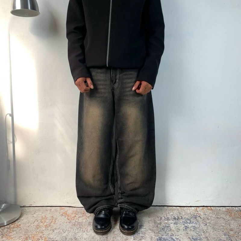 [SofiyaStore] OVERSIZE BAGGY LOOSE JEANS FOR MEN 318