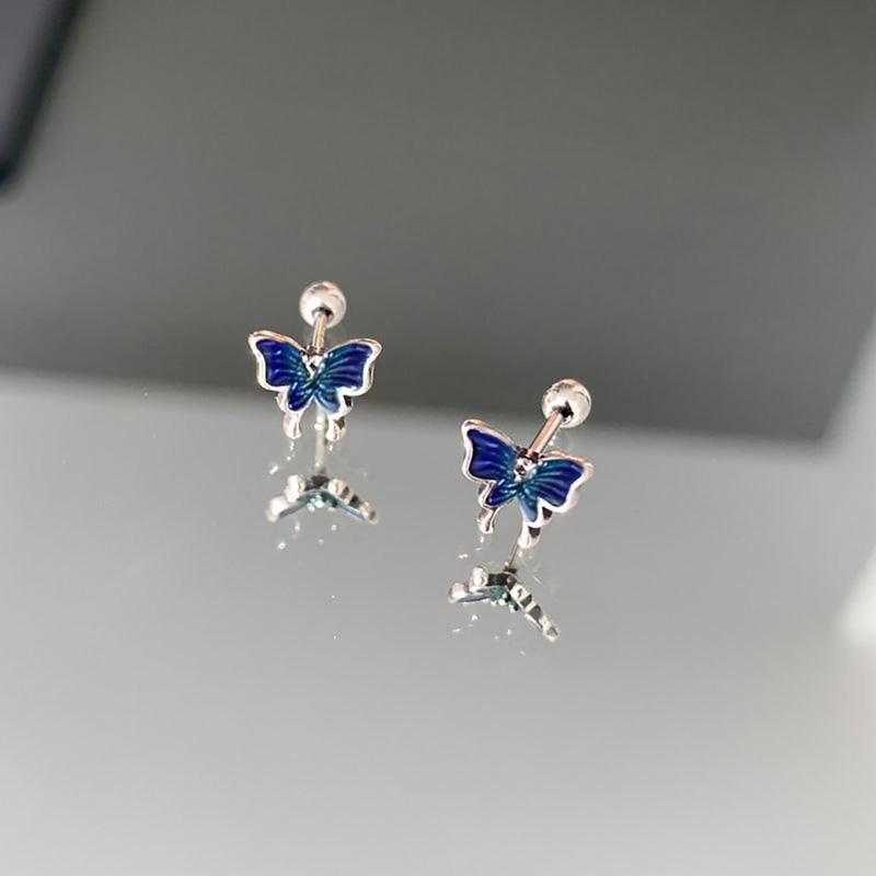 Mystic Wings Earrings ต่างหูเงินแท้ S925 [MERCELO]