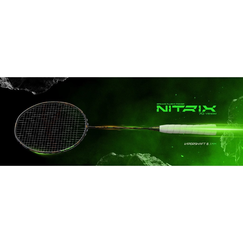 🔥ใหม่ล่าสุด🔥🏸 ไม้แบด HUNDRED Nitrix 70 Venom – พลังดุดัน เร็ว แรง แม่นยำ! 💥⚡️