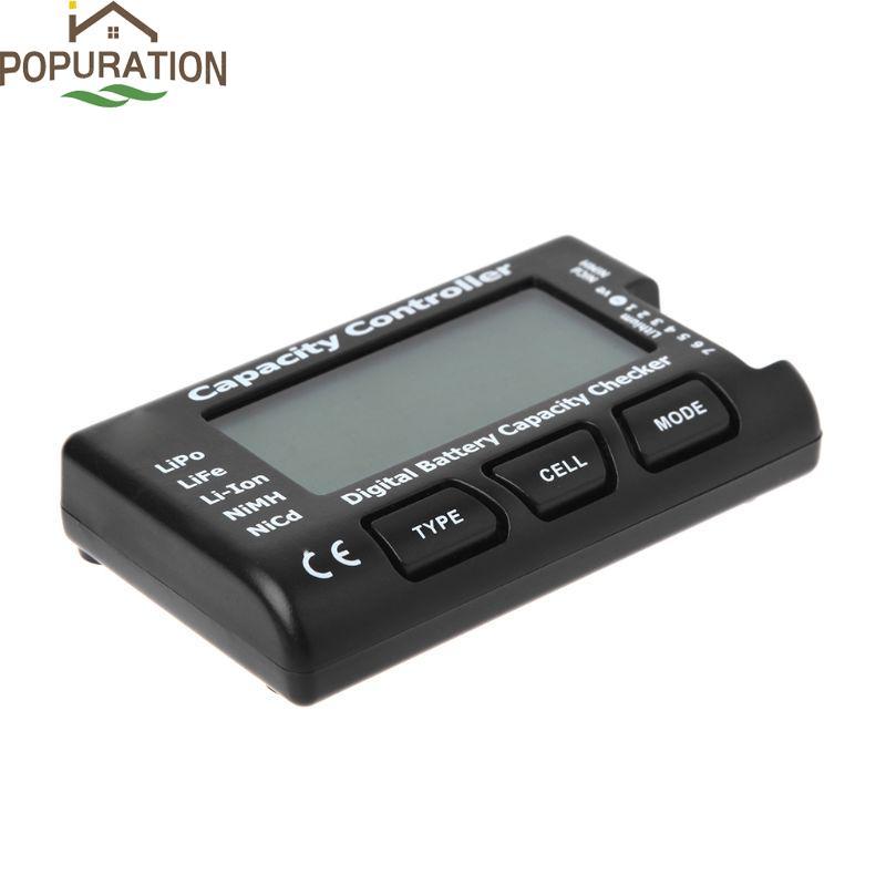 POP RC CellMeter-7 เครื่องตรวจสอบความจุดิจิตอลสําหรับ Nicd NiMH LiPo LiFe Li-ion