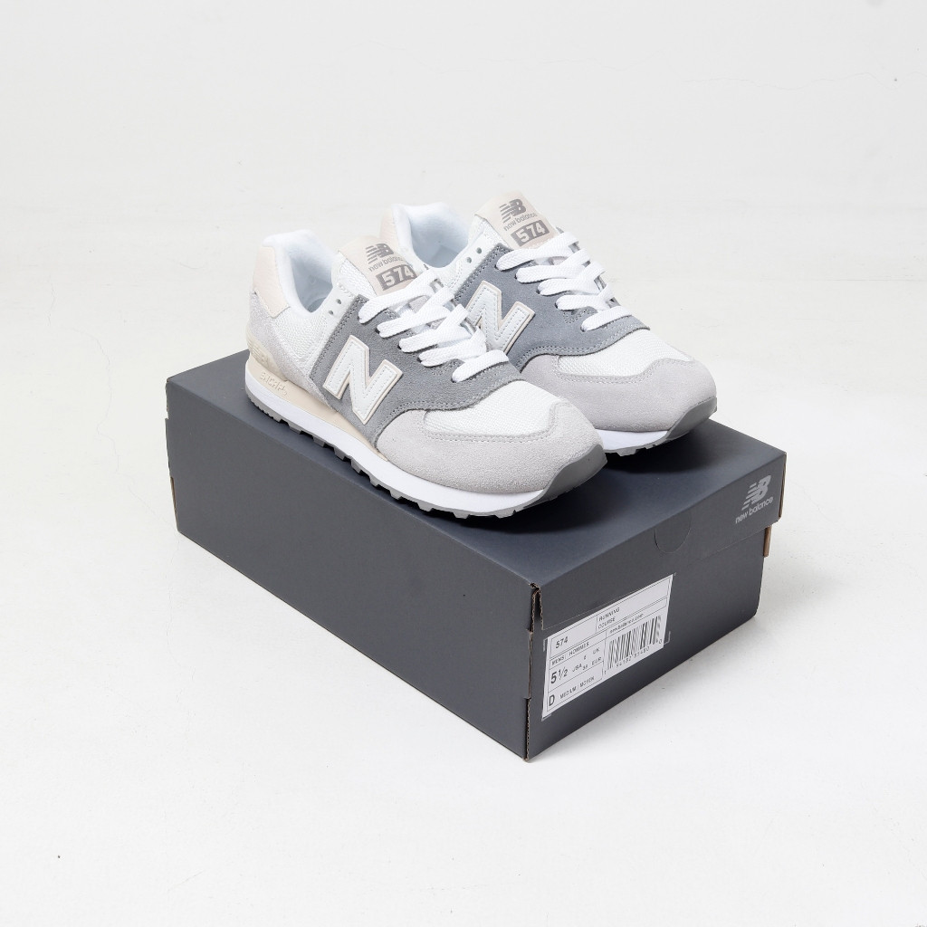 New Balance WL574LBR สีเทา - NB 574