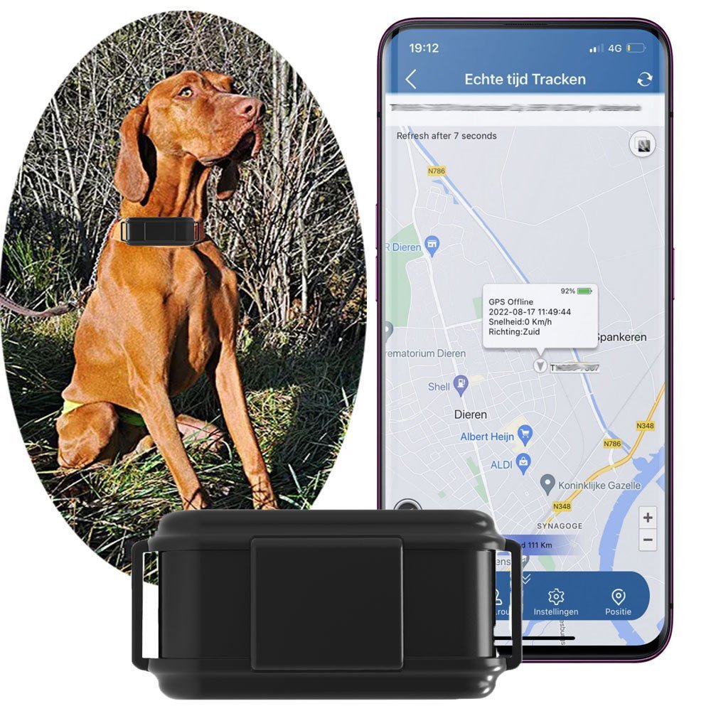 การค้าต่างประเทศ Hound ตําแหน่งสุนัข Pet Locator TK919Tracker4GPS แบบเรียลไทม์ 2OOQ