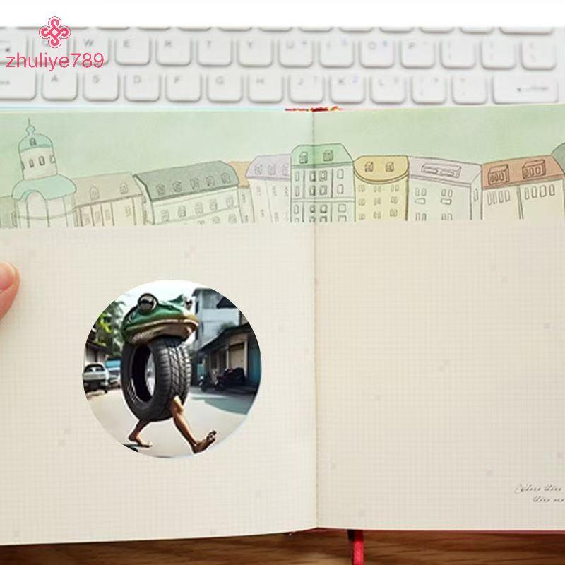 <zhuliye789>500ชิ้น/ม้วนอิตาลีBinrot Memeสติกเกอร์Tung Sahur AI Abstracสติกเกอร์DIYแล็ปท็อปDecalsตกแ