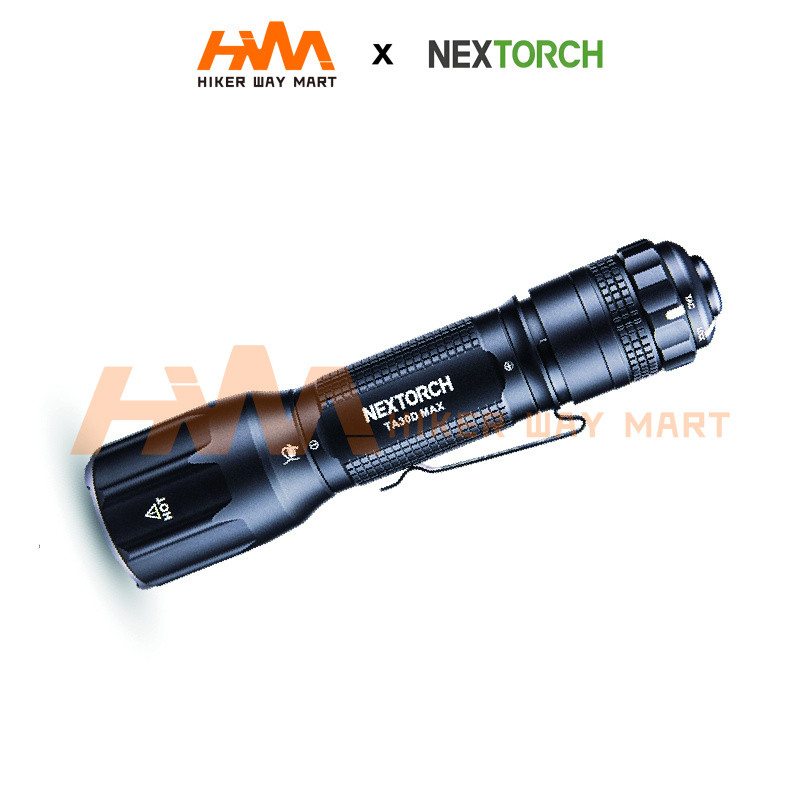 TA30D MAX ไฟฉาย superlight One-Step Strobe 450 เมตรไฟฉายกู้ภัยแบบชาร์จไฟได้ EDC ไฟฉายค้นหาที่สว่างเป