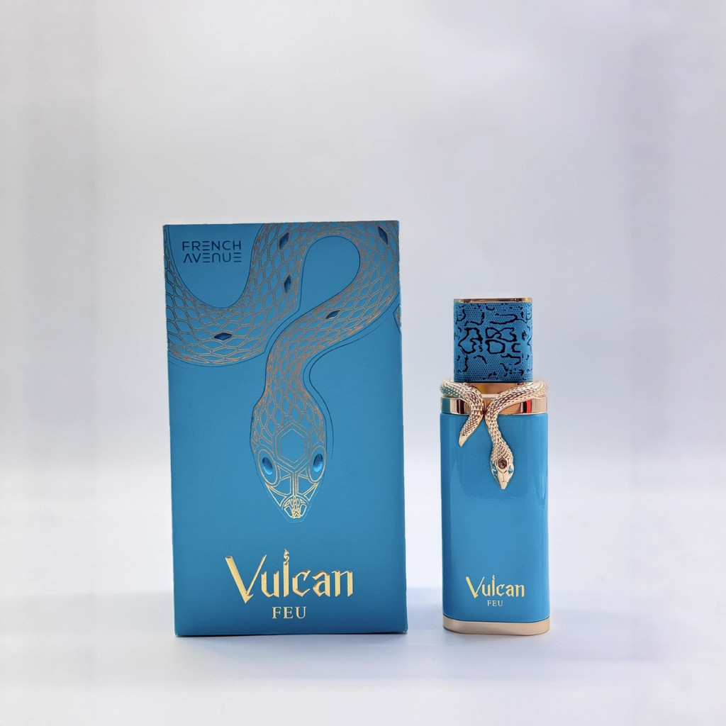 ติดทนนานน้ําหอมอาหรับ Vulcan Feu 100ml สําหรับผู้ชายและผู้หญิงกลิ่นดอกไม้วานิลลาหรูหรากลิ่นหอมฝรั่งเ