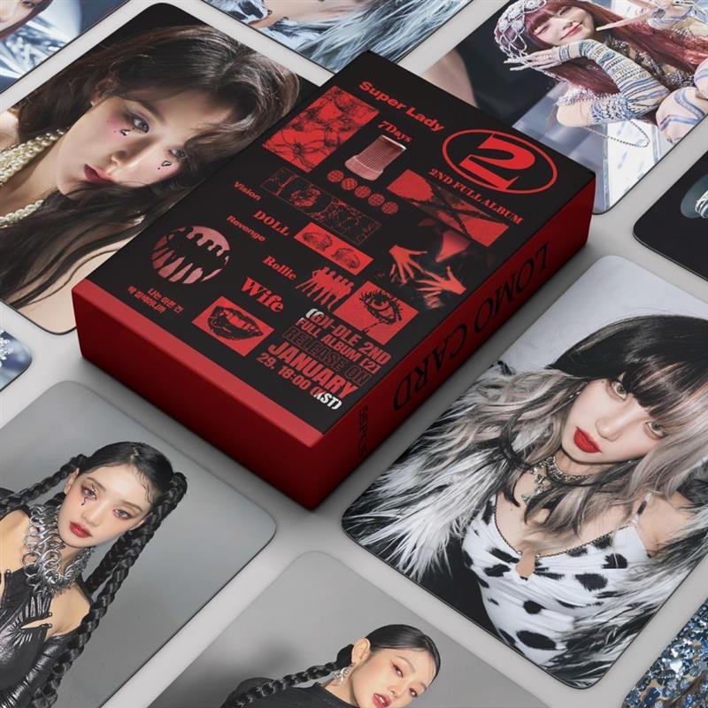 GIDLE Photocard ndAlbumSuperLady Song Yuqi Minnie Tian Xiaojuan Ye Shuhua Zhao Meiyan สินค้า GIDLE P