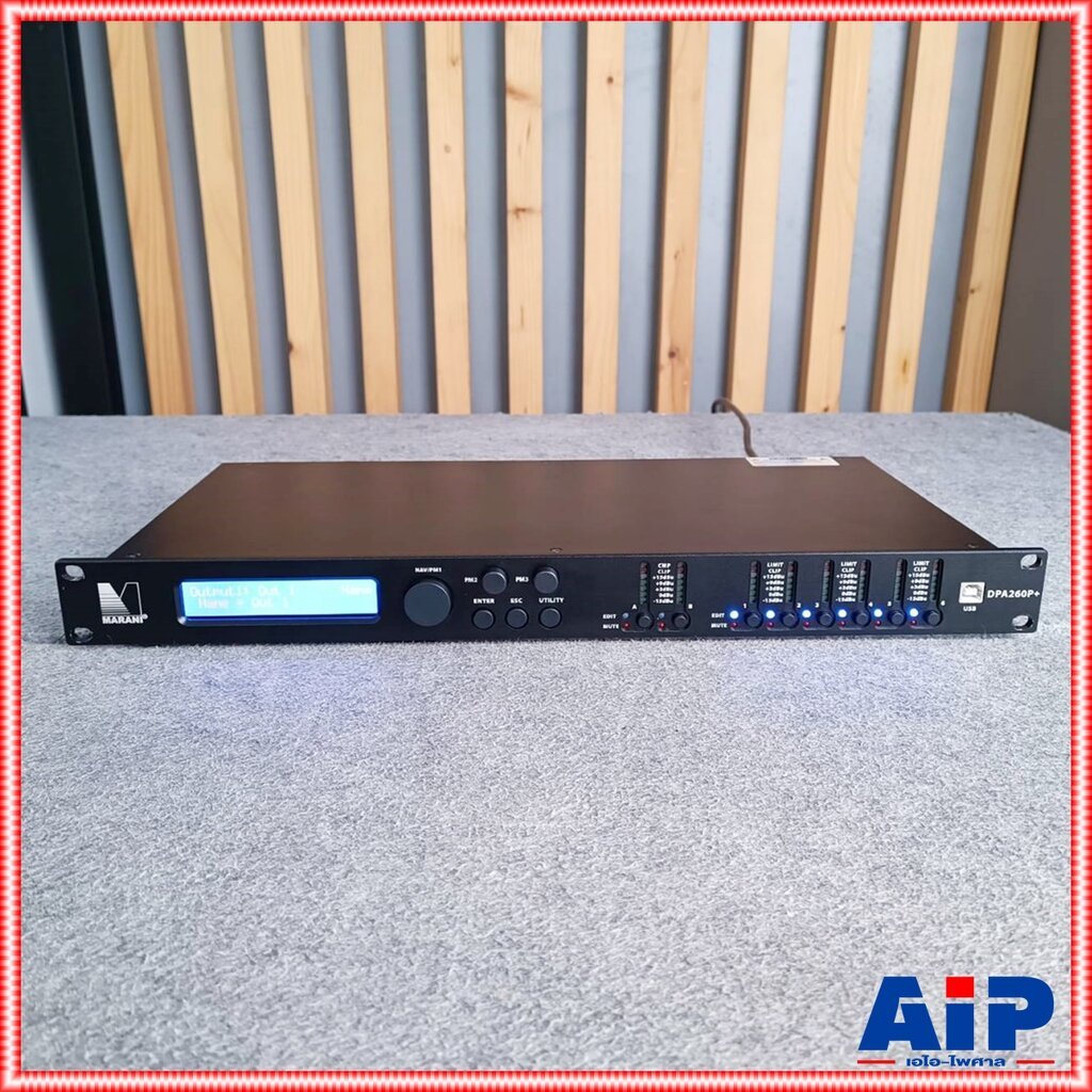 สินค้าเป็นรอย จากการโชว์สินค้า MARANI DPA260P+ loudspeaker processor รุ่นใหม่ ครอสดิจิตอล DriveRack 