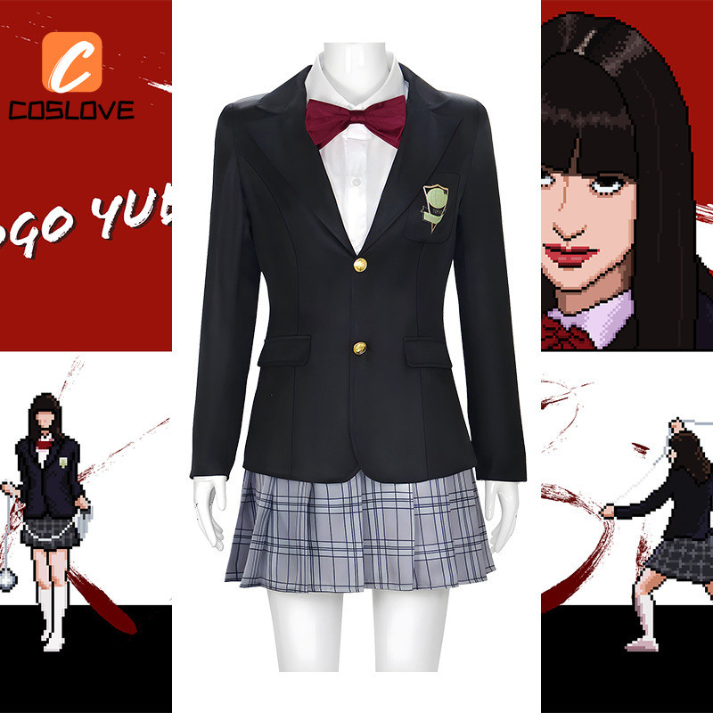 ชุดคอสเพลย์Kill Bill ตัวละครGogoและYubari สไตล์JKสำหรับผู้หญิง