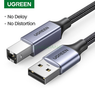 Ugreen สายเครื่องพิมพ์ USB USB Type B ชายชาย USB 3.0 2.0 สําหรับ Canon Epson HP ZJiang ป้ายเครื่องพิมพ์ DAC USB เครื่องพิมพ์
