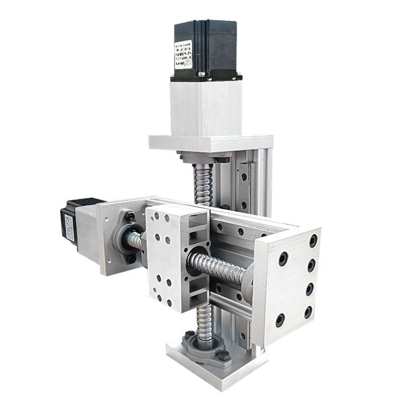 Heavy-Duty Servo Slide Module - Linear Guide, Ball Screw, Auto Lift CNC System