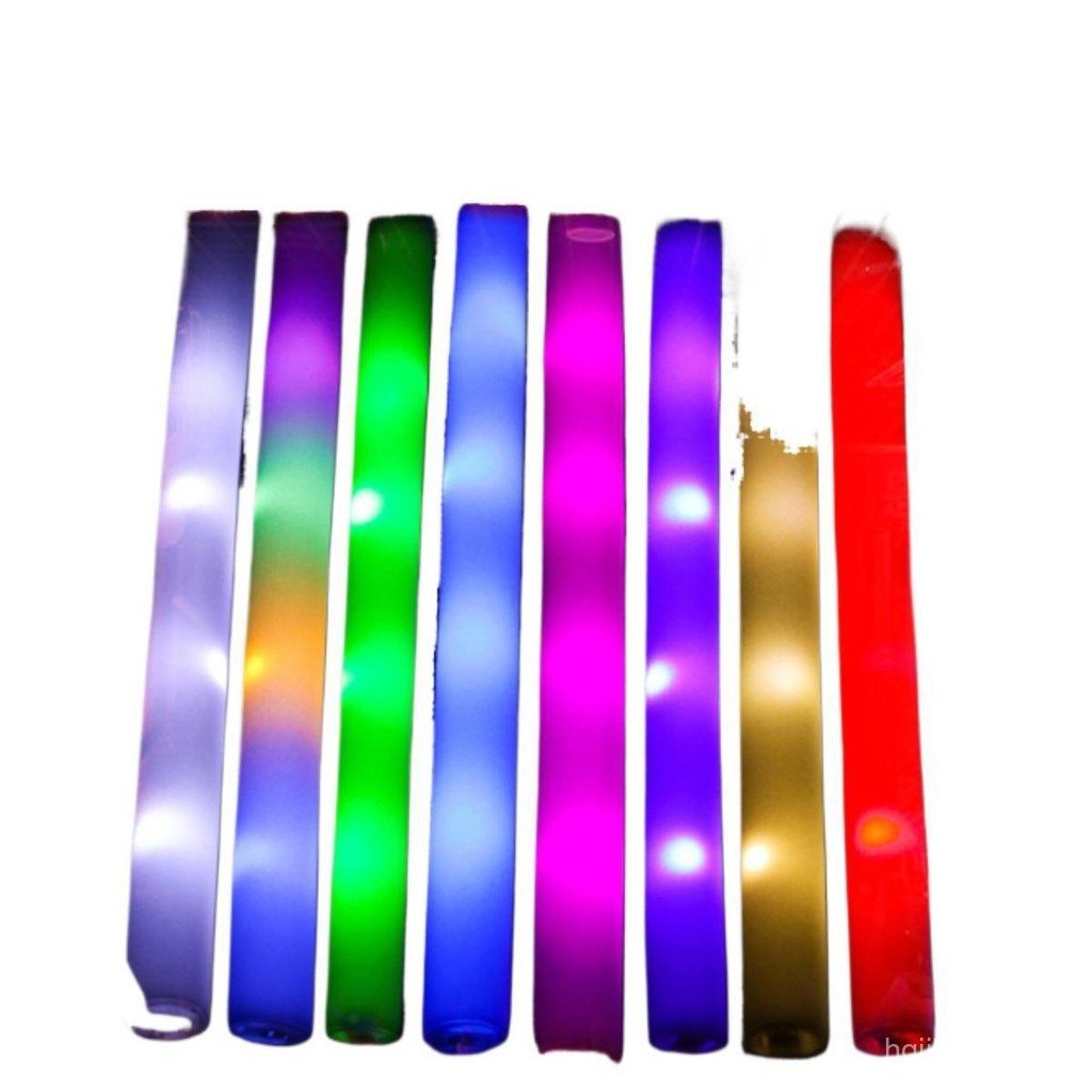 Glow Stick Sponge Glow Stick Foam Props รองรับคอนเสิร์ต Cheer Colourful...บาร์ข้อความ V0DJ