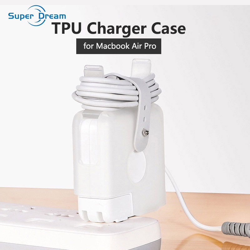 3in1 TPU สําหรับ Macbook Air pro Charger Protector กันกระแทก 60W 61W 96W 140W 35W 70W