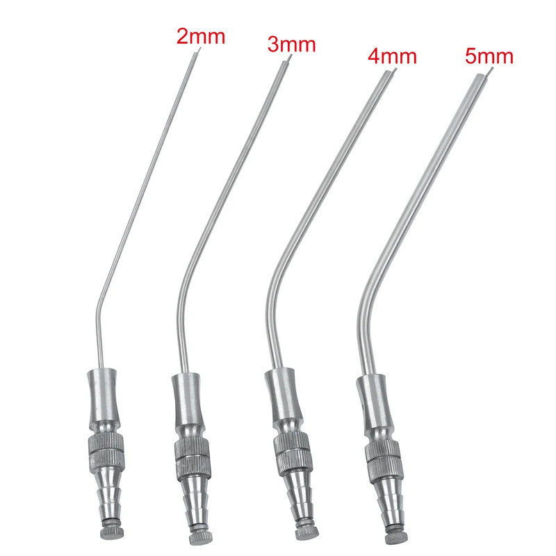 1 Pc Dental Implant Suction Tub Stainless Steel Implants Sucker Pipettes Medical Surgery Aspirator T