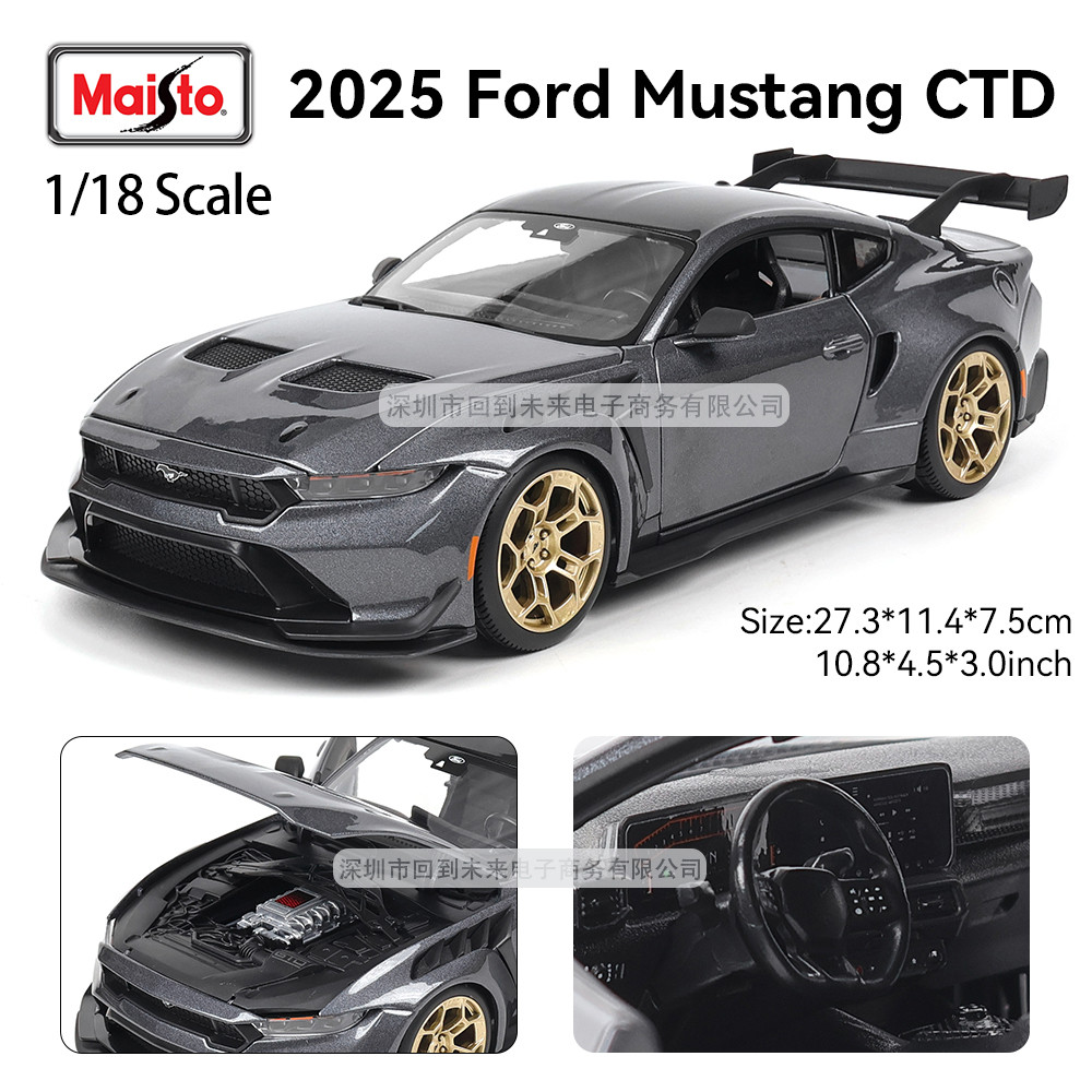 Maisto 1:18 2025 Ford Mustang GTD รูปที่ 2
