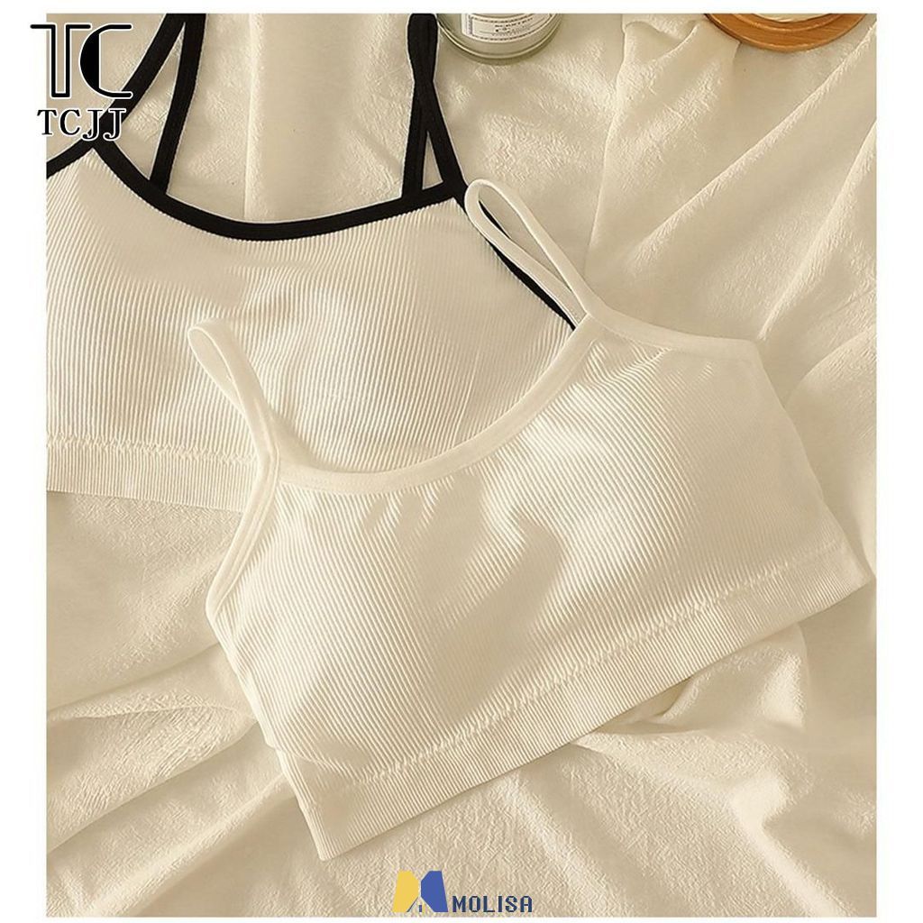 เสื้อกล้ามนักเรียนมัธยมต้น อกเล็ก ไร้ตะเข็บ ป้องกันการหย่อนคล้อย MOLISA