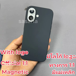 ซิลิโคนเหลวแม่เหล็กสีดําสําหรับ iphone 16/15/14/13/12/ProMax/plus/mini เคสโทรศัพท์คุณภาพสูง Animated pop-up