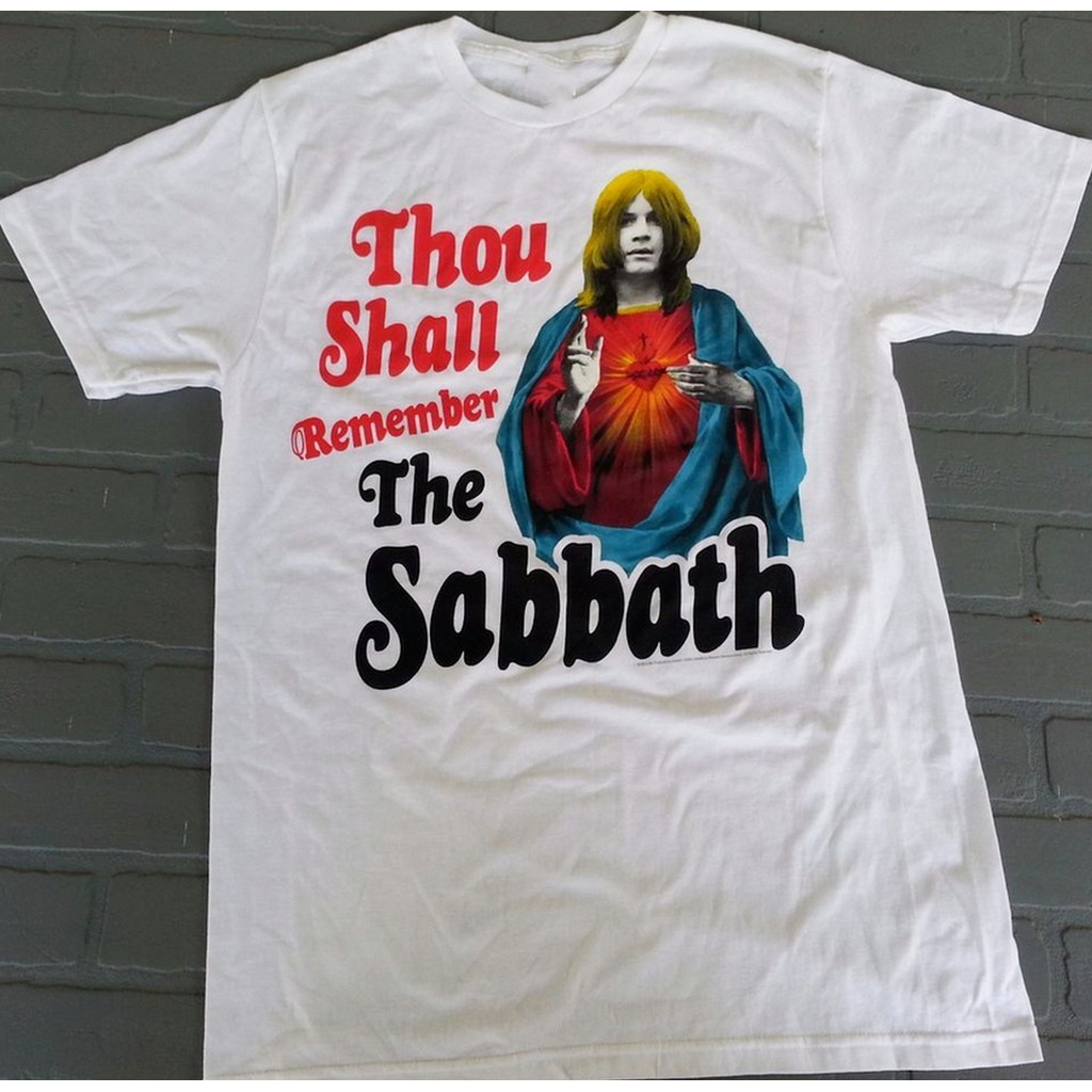 เสื้อยืดสไตล์ใหม่หายาก พิมพ์ลาย Black Sabbath และ Ozzy Osbourne พร้อมสต็อก