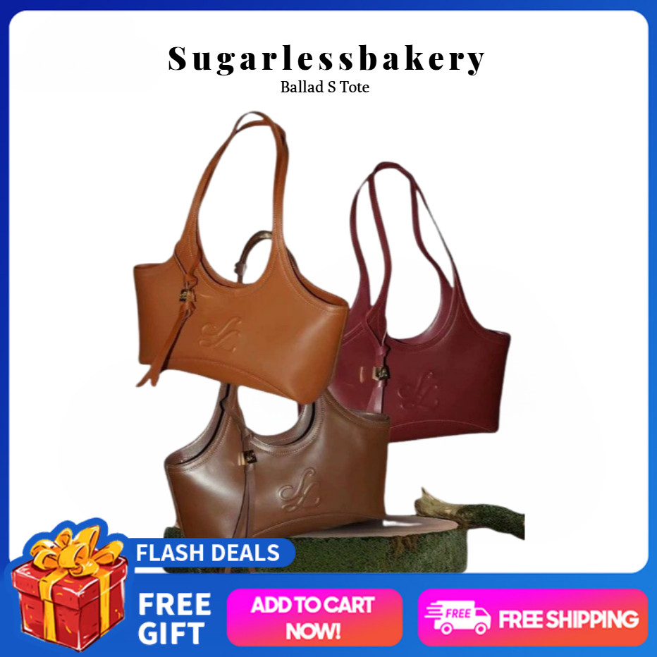 📌ของแท้ 100% Sugarlessbakery Ballad S Tote กระเป๋าหนังแท้