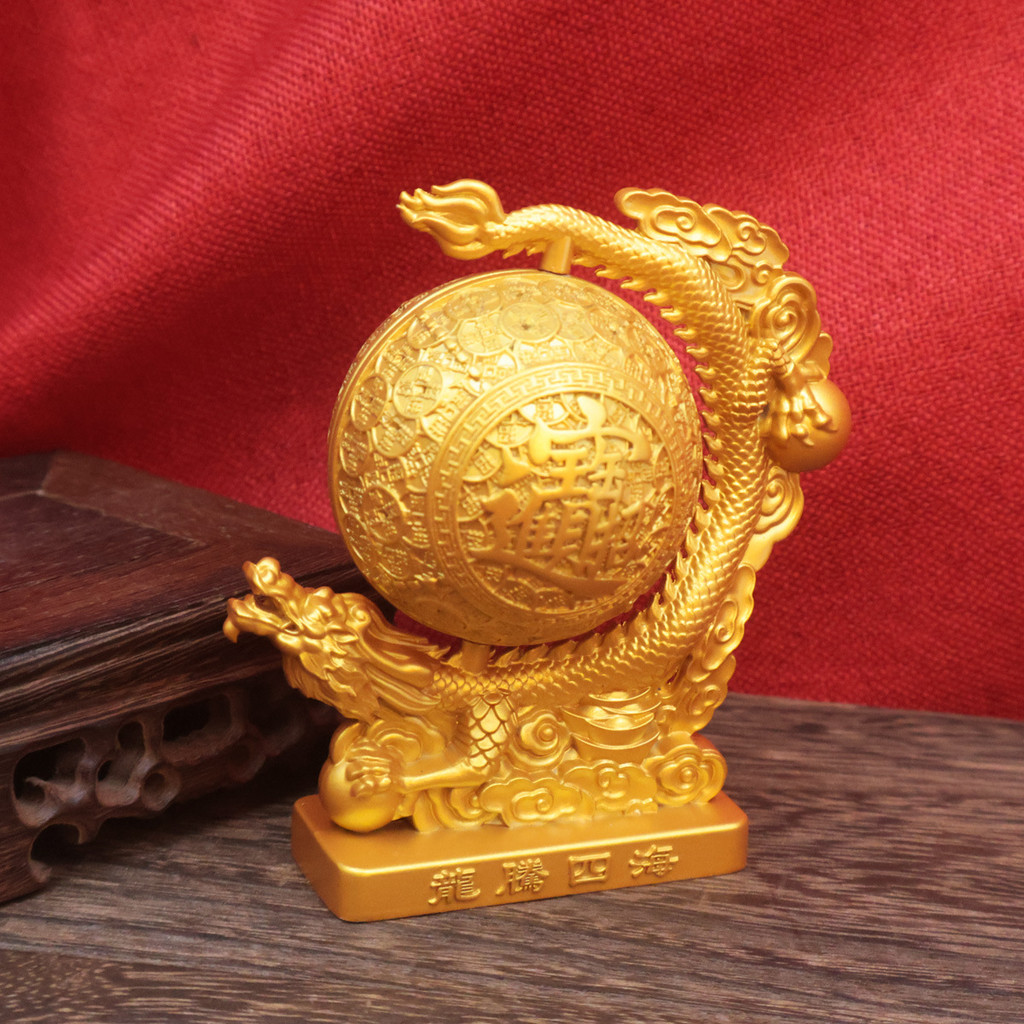 Ingot Money Tree Turning Kirin Presenting Treasure Company Store เปิดของขวัญเดสก์ท็อปเงินหัตถกรรมเคร