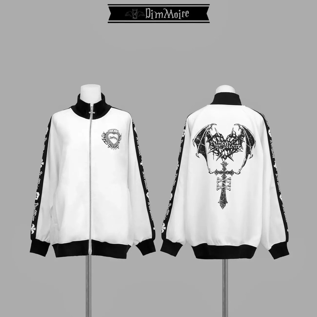 X-ORANGE Asian Culture Street Rock Hip Hop Dark Jacket เสื้อแจ็คเก็ตหลวมฤดูใบไม้ผลิฤดูใบไม้ร่วงสไตล์ใหม่เสื้อผ้าผู้หญิงลําลอง