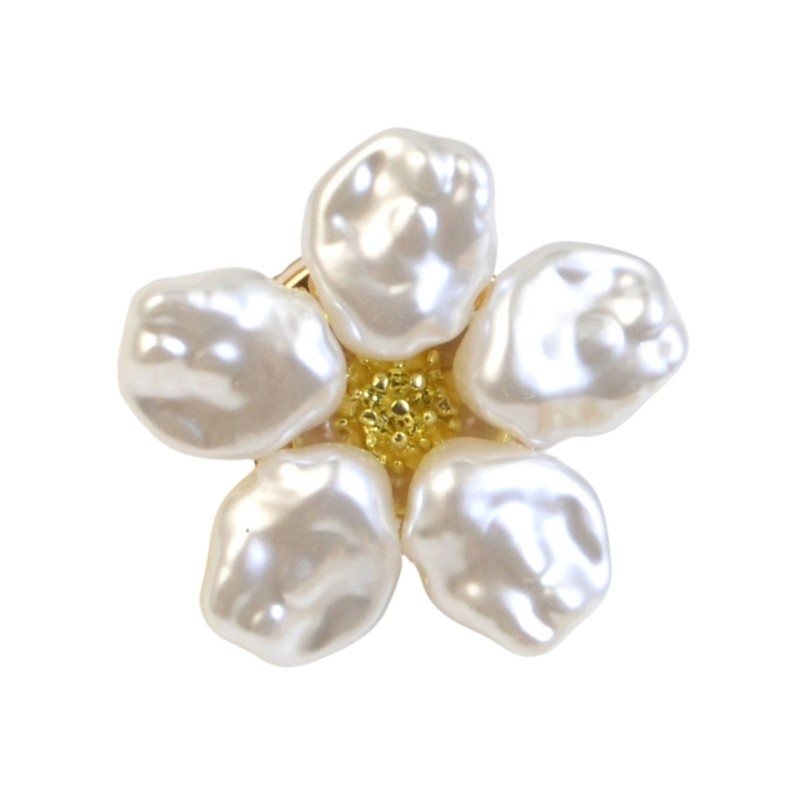 AMOOND ปุ่มดอกไม้หรูหราครอบคลุม Cufflinks เสื้อคลิปคอปุ่มจักรเย็บผ้าสําหรับชุดเสื้อเสื้อผ้า Access