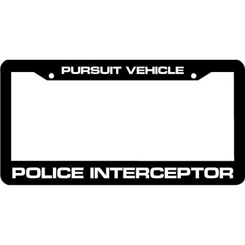Pursuit กรอบป้ายทะเบียน Police Interceptor สีดํา