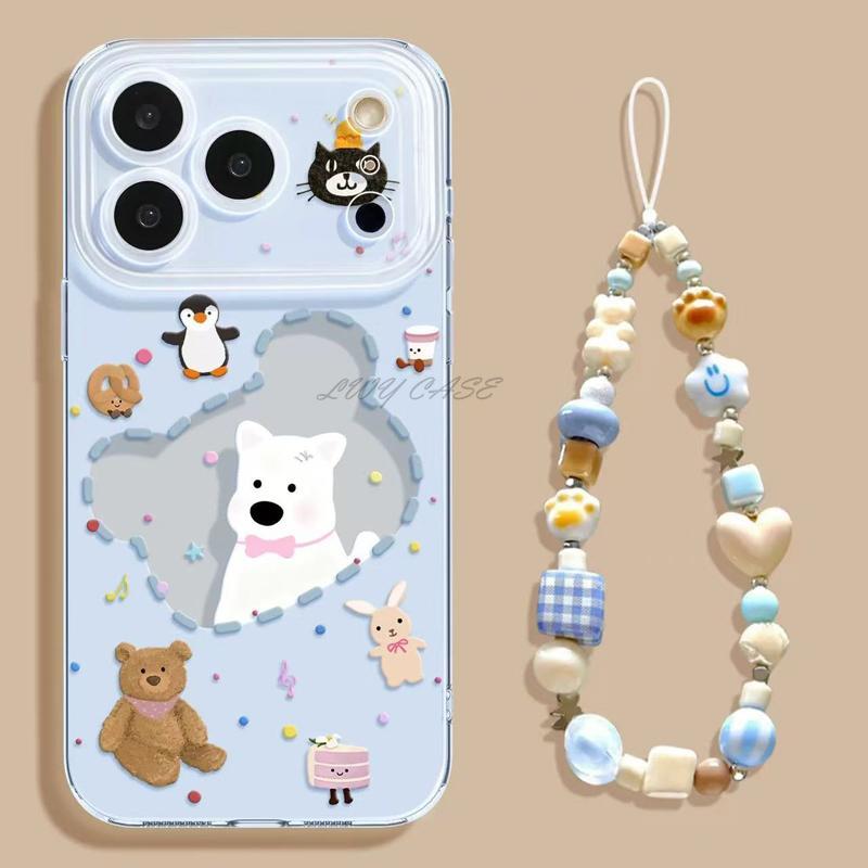 สําหรับ Huawei P20 P30 P40 P50 P60 Pro Pura 70 80 Pro Ultra P10 P30 Lite Mate 9 10 20 30 40 50 60 Pro การ์ตูนหมีลูกสุนัขเพนกวินเคสโทรศัพท์โปร่งใสนุ่มฝาครอบป้องกัน – โปรปัง