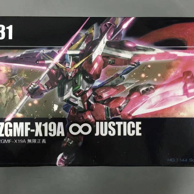 New High HG1/144 Infinite Justice New Version Gundam Assembled Model Toy with Bracket L6IA
