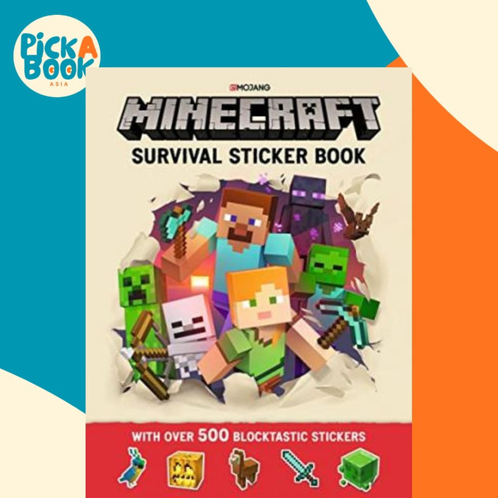 Minecraft Survival Sticker Book : หนังสือ Minecraft อย่างเป็นทางการจาก Mojang โดย Mojang AB (ฉบับสหร