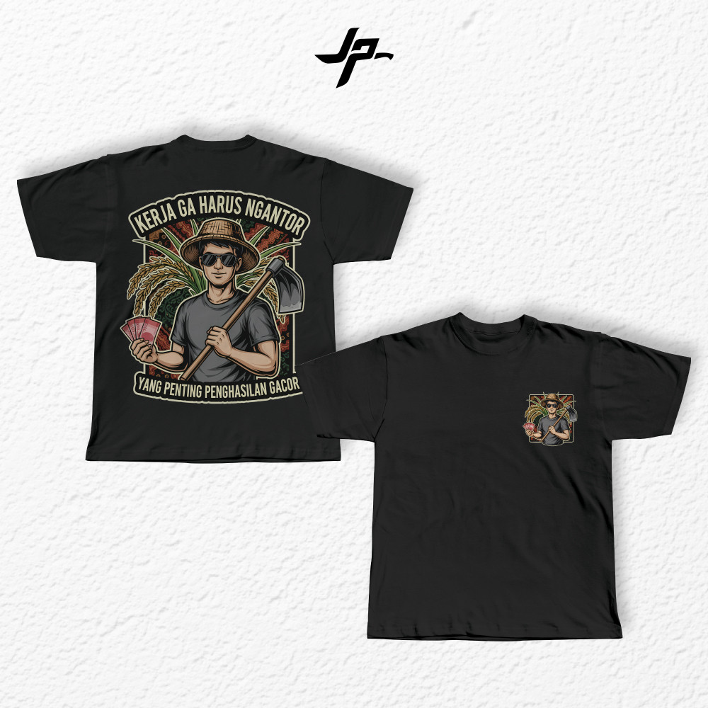 Master Plat Nusantara ผลิตภัณฑ์พรีเมี่ยม Dtf พิมพ์เสื้อยืดแขนสั้น Master Plat Nusantara Cool Word เส