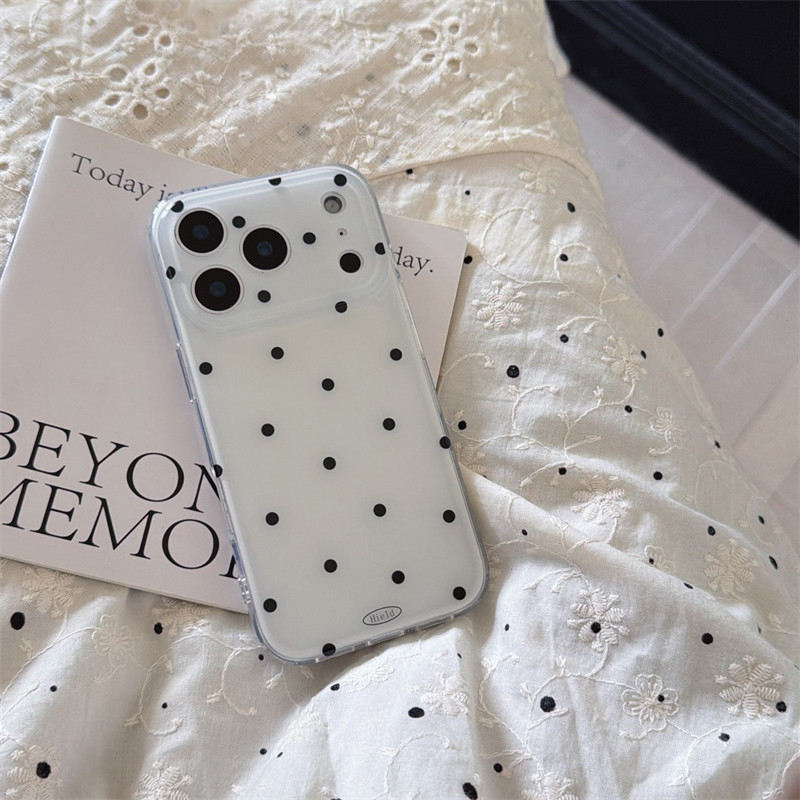 ลายจุดสีดําเรียบง่ายคลาสสิก VIVO Y03 เคสโทรศัพท์ V50 V60 lite สไตล์ใหม่ Y04 สไตล์หญิง Y19s Creative 