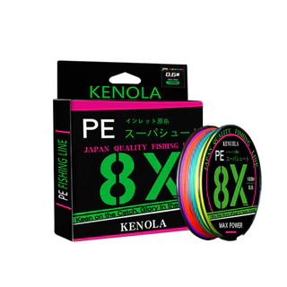 เส้น Braided Line ล่อ 4X 8X (4-8 เส้น) ถักแน่น แรงดึงสุดๆ ไม่บาน ตัดน้ำเร็ว ทนสึกสูง รับปลาใหญ่ชิลล์