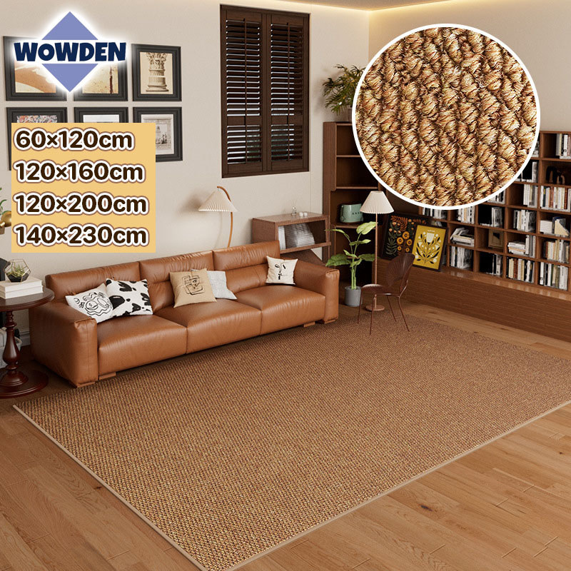 ตกแต่งบ้าน  พรมปูพื้น ใยลินินลา พรมใหญ่ พรมห้องนั่งเล่น กันลื่น ทนทานต่อการขีดข่วนและสกปรก ทำความสะอาดง่าย ราคาพิเศษ